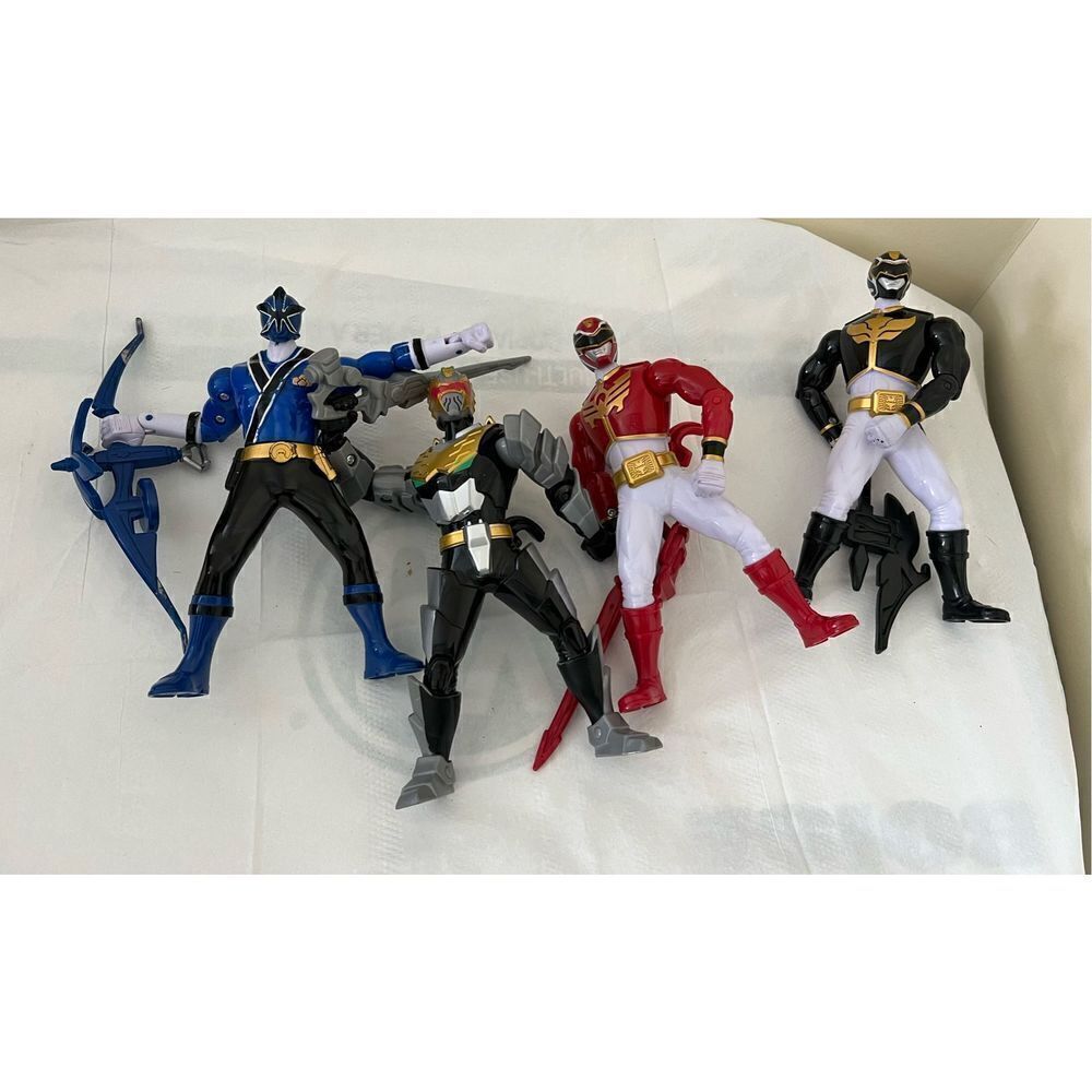 Power Rangers mega force lot with blue samurai power ranger